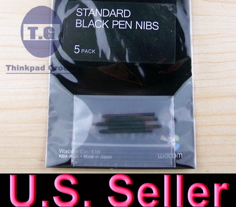   Genuine Black Standard Pen Nibs For Wacom Bamboo Fun Graphire Intuos