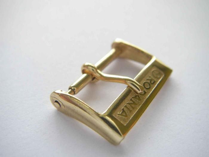 Rodania vintage swiss watch strap buckle 16 mm plated  