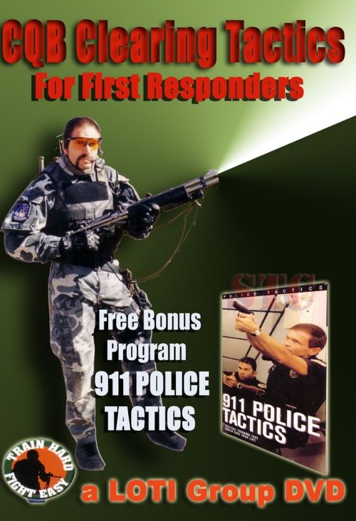 DVD CQB Clearing Tactics for First Responders and 911 Police Tactics 