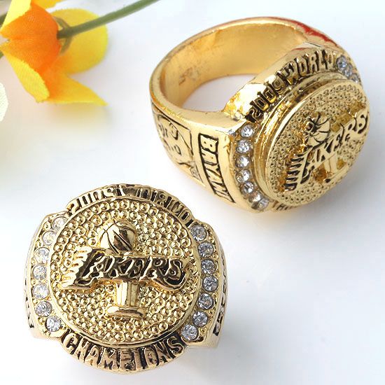 1x Lakers 09 NBA Kobe Bryant Championship Ring Replica Fit XMAS Gift 