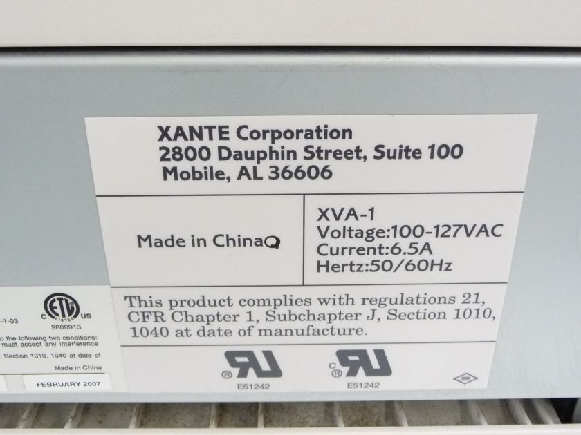 XANTE XVA 1 PLATEMAKER 5 PLATE FILM LARGE FORMAT PREPRESS CTP USB 